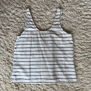 Madewell Women's Striped Tank Top - Size XS